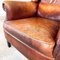 Vintage Sheep Leather Goor Wingback Armchair 8