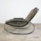 Rocking Chair Vintage en Cuir, Italie 4