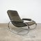 Vintage Italian Leather Rocking Chair, Image 8