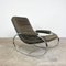 Vintage Italian Leather Rocking Chair, Image 9