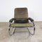 Vintage Italian Leather Rocking Chair 5