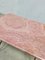 Mesa auxiliar vintage de mármol en rosa, años 30, Imagen 4
