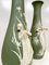 Vintage Bisque Porcelain & Jasperware Vases, Set of 2 1