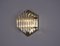 Lampada da parete Prism in stile Venini, anni '70, Immagine 2