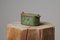 Antique Swedish Green Folk Art Bentwood Box 3