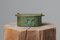 Antique Swedish Green Folk Art Bentwood Box 2