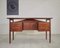 Mid-Century Danish Teak Desk by Gunnar Nielsen for Tibergaard 2