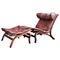 Vintage Skandi Lounge Chair with Ottoman by Arne Norell for Arne Norell AB, Image 1