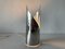Italian Space Age Chrome Table Lamp by Gibi, 1970s 1