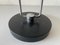 Mid-Century German Black Metal Ashtray with Glass Top, 1950s 6