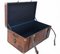 Vintage English Steamer Trunk Box 8