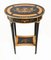 French Empire Style Oval Lacquer Side Tables, Set of 2, Image 6