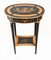 Tables d'Appoint Style Empire Ovales en Laque, France, Set de 2 6