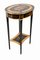French Empire Style Oval Lacquer Side Tables, Set of 2 2