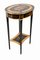 French Empire Style Oval Lacquer Side Tables, Set of 2, Image 2