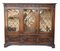 Antique Oak Book Cabinet with Hand Carving and Glass, 1920s, Image 5
