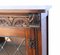 Antique Oak Book Cabinet with Hand Carving and Glass, 1920s, Image 4
