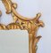 Espejo de madera dorada tallada estilo rococó italiano, Imagen 3