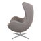 The Egg Chair in Gray Hallingdal Fabric by Arne Jacobsen for Fritz Hansen, 2000s, Image 5