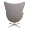 The Egg Chair aus grauem Hallingdal Stoff von Arne Jacobsen für Fritz Hansen, 2000er 3