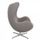 The Egg Chair in Gray Hallingdal Fabric by Arne Jacobsen for Fritz Hansen, 2000s 2