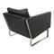 Ch-101 Armchair in Black Patinated Leather by Hans J. Wegner for Carl Hansen & Søn, Image 5