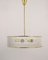 Mid-Century Brass Pendant Lamp attributed to Mathieu Matégot, France, 1950s 8