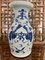 Chinesische Blanc Bleu Vase, 1800er 2