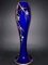 Art Deco Vasen aus blauem & goldenem Porzellan von Maurice Pinon Heuze, 1920, 2er Set 5