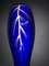 Art Deco Vasen aus blauem & goldenem Porzellan von Maurice Pinon Heuze, 1920, 2er Set 2