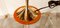 Lumetto in Ottone con Vetro Ovale con Disco Arancio, Immagine 2