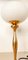 Brass Light with Oval Glass and White Disk 2