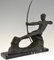 Victor Demanet, Sculpture Art Déco d'Hercule avec Arc, 1925, Bronze 8