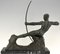 Victor Demanet, Art Deco Sculpture of Hercules with Bow, 1925, Bronze 5