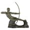Victor Demanet, Art Deco Skulptur des Herkules mit Schleife, 1925, Bronze 1