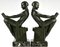 Art Deco Bookends by Max Le Verrier Original, 1930, Set of 2 2