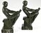 Art Deco Bookends by Max Le Verrier Original, 1930, Set of 2, Image 4