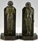 Art Deco Bronze Bookends by Raoul Benard, 1930, Set of 2, Image 2