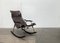 Mid-Century Japanese Space Age Folding Rocking Chair by Takeshi Nii, 1960s 11
