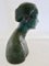 Life Size Clear Green Bust, 1960s, Resin 8