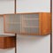 Vintage Danish Modern Modular Teak Bookcase with Wall Shelves and Cabinets by K. Kristiansen for FM Mobler, 1960s, Set of 12, Image 9