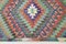 Tappeto grande Kilim in cotone e lana, Immagine 8