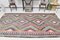 Tappeto grande Kilim in cotone e lana, Immagine 3