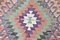 Tappeto grande Kilim in cotone e lana, Immagine 11