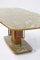 Italian Table in Onyx and brass from Dassi Mobili Moderni, 1950s 5