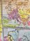 Mapa alemán de tela, papel y pino, años 50, Imagen 6