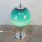 Italian Desktop Lamp in Opaline Turquoise Blue, 1970s, Image 5