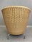 Vintage French Wicker Armchair by Thibault Desombre for Ligne Roset, Image 9
