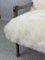 Vintage Art Deco Occasional White Sheepskin Chair, Image 12