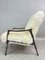 Chaise d'Appoint Art Déco Vintage en Peau de Mouton Blanche 7